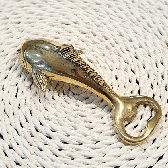 Golden Fish Brass Bottle Opener