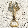 Lobster Shaped Brass Bottle Opener