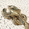 Crab Shaped Brass Bottle Opener