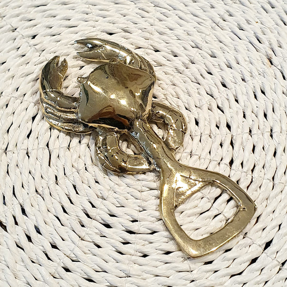 Crab Shaped Brass Bottle Opener