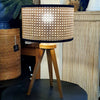 Natural Woven Rattan Shade Table Lamp