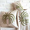 Natural Palm Cotton Throw with Tassels