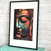 Buddha Photo Frame (Black Large)