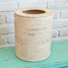 Rubbish Bin Rattan with Lid