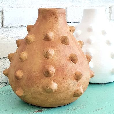 Onion Dotty Pottery Vase