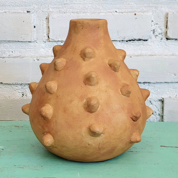 Onion Dotty Pottery Vase