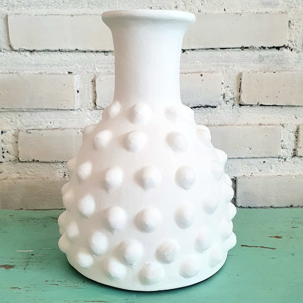 Bottle Dotty Pottery Vase