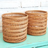 Round Basket Rattan with Lid