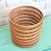 Round Basket Rattan with Lid