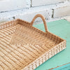 Rattan Tray With Handle