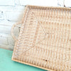 Rattan Tray With Handle