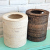 Rubbish Bin Rattan with Lid