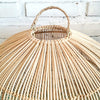 Round Rattan Lamp (W)