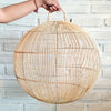 Round Rattan Lamp (W)