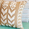 Luxury Cotton Cushion With Flower & Geometric Motif