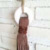 Boho Tassel with Ceramic Ring and Bead Detail