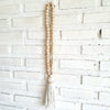 Long Wooden Beaded Tassels