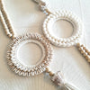 Round Beaded Shell Tassel