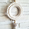 Round Beaded Shell Tassel