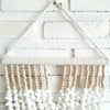 Small White Sea Shell & Tassel Sea Wave Wall Hanging