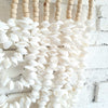 Small White Sea Shell & Tassel Sea Wave Wall Hanging