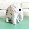 Small Carved Wooden Baby Elephants