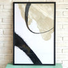 New Black&White Painting In Frame (Black Large)