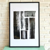 New Black&White Painting In Frame (Black Large)