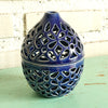 Multi Color Ceramic Candle Holder (W)