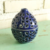 Multi Color Ceramic Candle Holder (W)