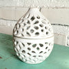 Multi Color Ceramic Candle Holder (W)