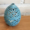 Multi Color Ceramic Candle Holder (W)