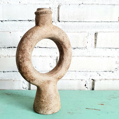 Pottery Candle Holder