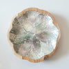 Shell Plate Silver with Flower Shaped