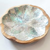 Shell Plate Silver with Flower Shaped