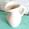 Pottery Jug Pitcher With Handle