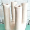 Four Pillar Pottery Vase