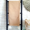 New Multi-colors Cotton Throw with White Tassel