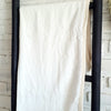 Soft White Plain Cotton Throw with Edge