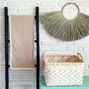 Soft White Plain Cotton Throw with Edge
