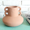 Pottery Vase With Unique Handle