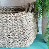 Set 3 Rectangle Shaped Woven Grass Basket (Small)