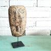 Natural Color Tribal Mask With Stand