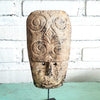 Natural Color Tribal Mask With Stand