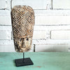 Natural Color Tribal Mask With Stand