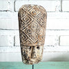 Natural Color Tribal Mask With Stand