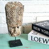 Natural Color Tribal Mask With Stand