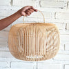 Round Natural Rattan Lantern Lamp Shade