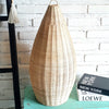 Tall Teardrop Rattan Lamp Shade