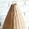 Tall Teardrop Rattan Lamp Shade